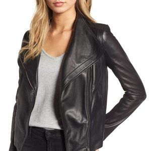 Leather Moto Jacket
